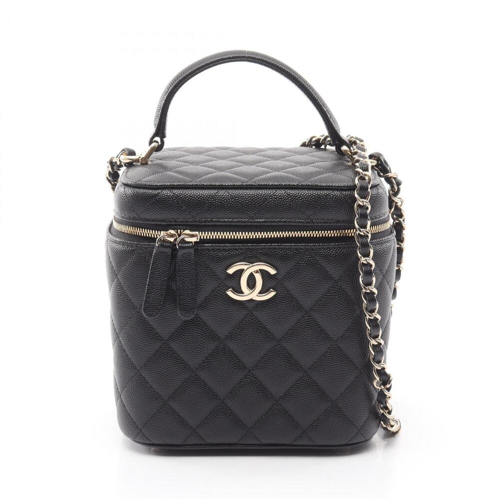 Chanel Matelassé 2-Way Shoulder Bag/Handbag, Caviar Leather (Grained Calfskin...